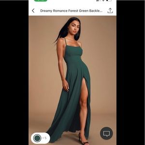 Dreamy Romance Backless Maxi Dress